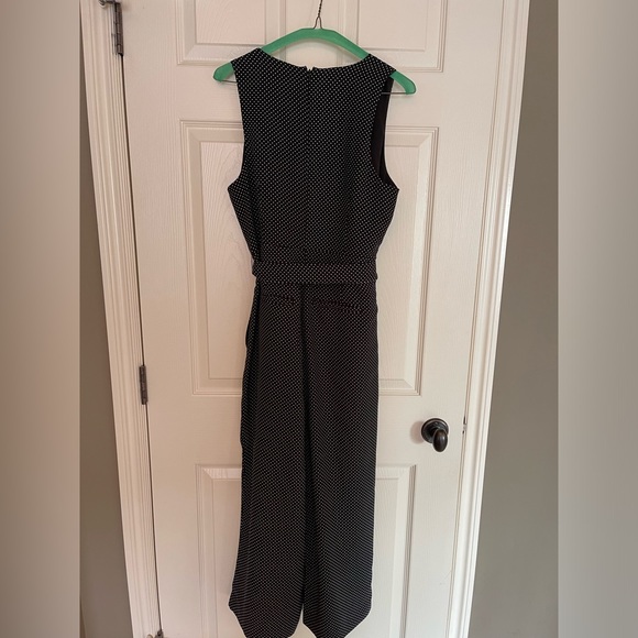 Banana Republic black & white jumpsuit size 4 - Picture 4 of 4